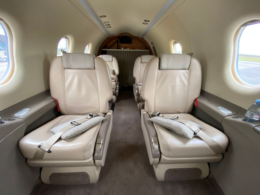 Interior PC12 aircraft 2015