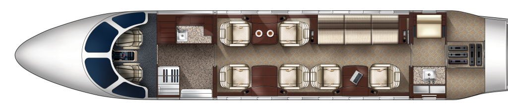 Embraer-Praetor-600-Configuratrion