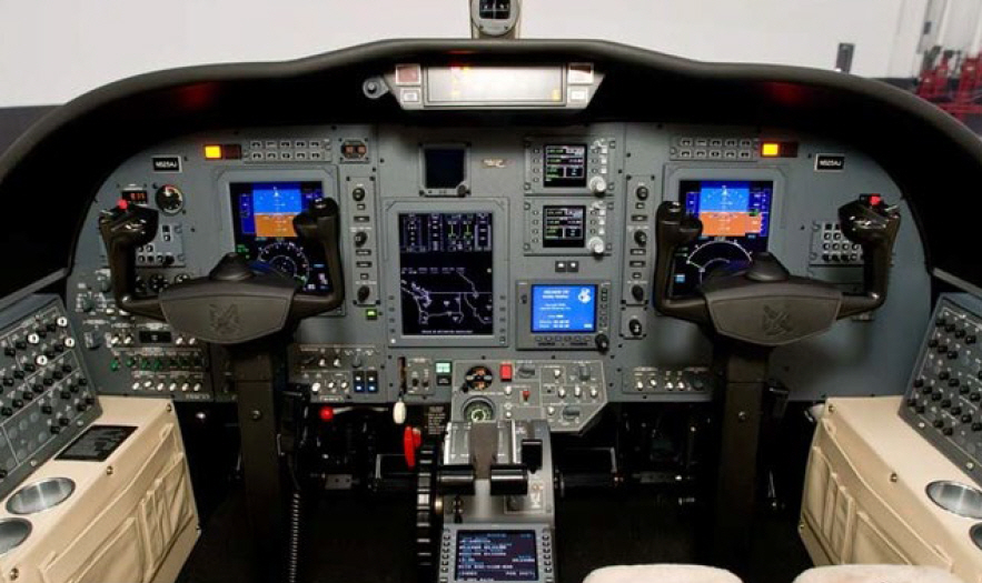 Cessna CJ1+ 525-0673 flight deck Cessna CJ1+ 525-0673 flight deck
